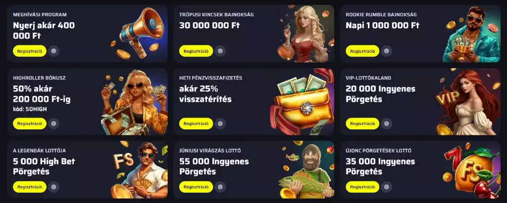 BDMbet nyerőgépek