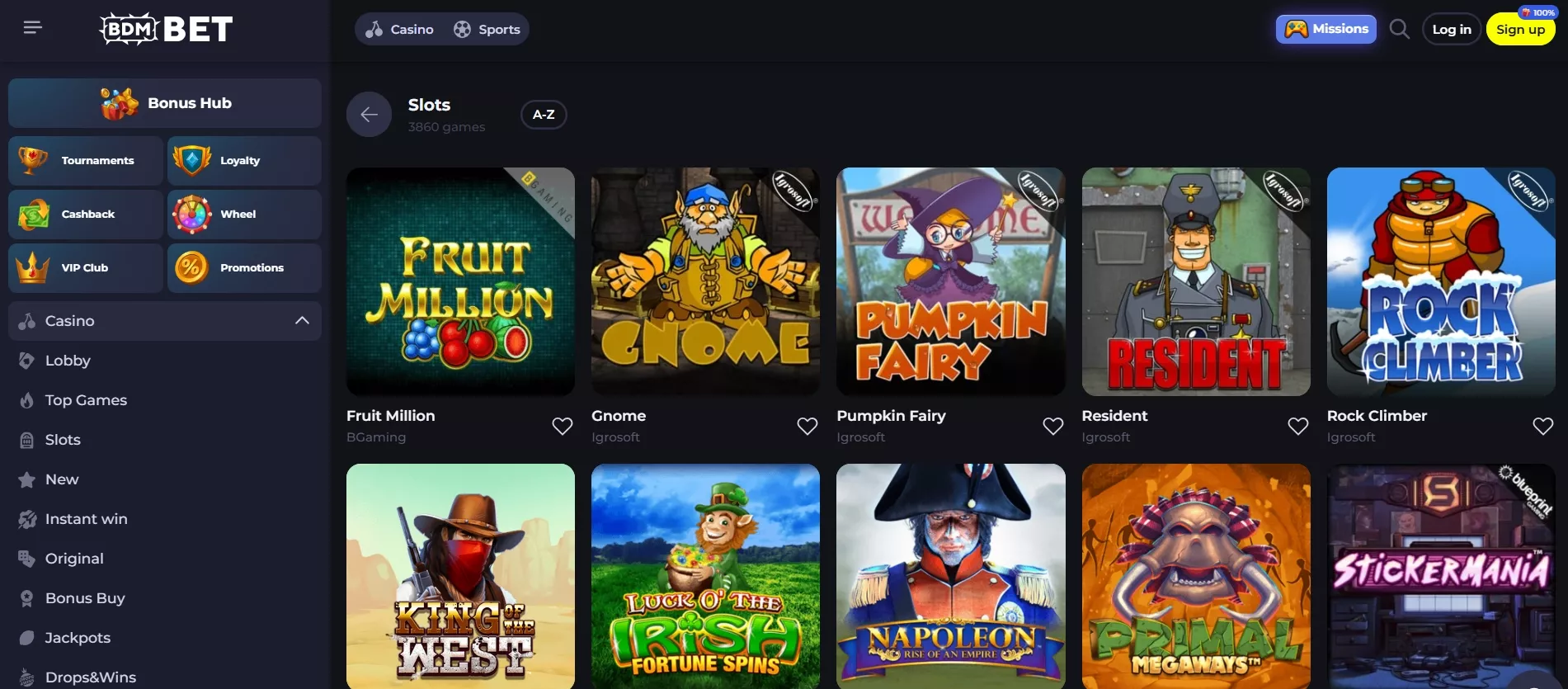 casino BDMbet TOC